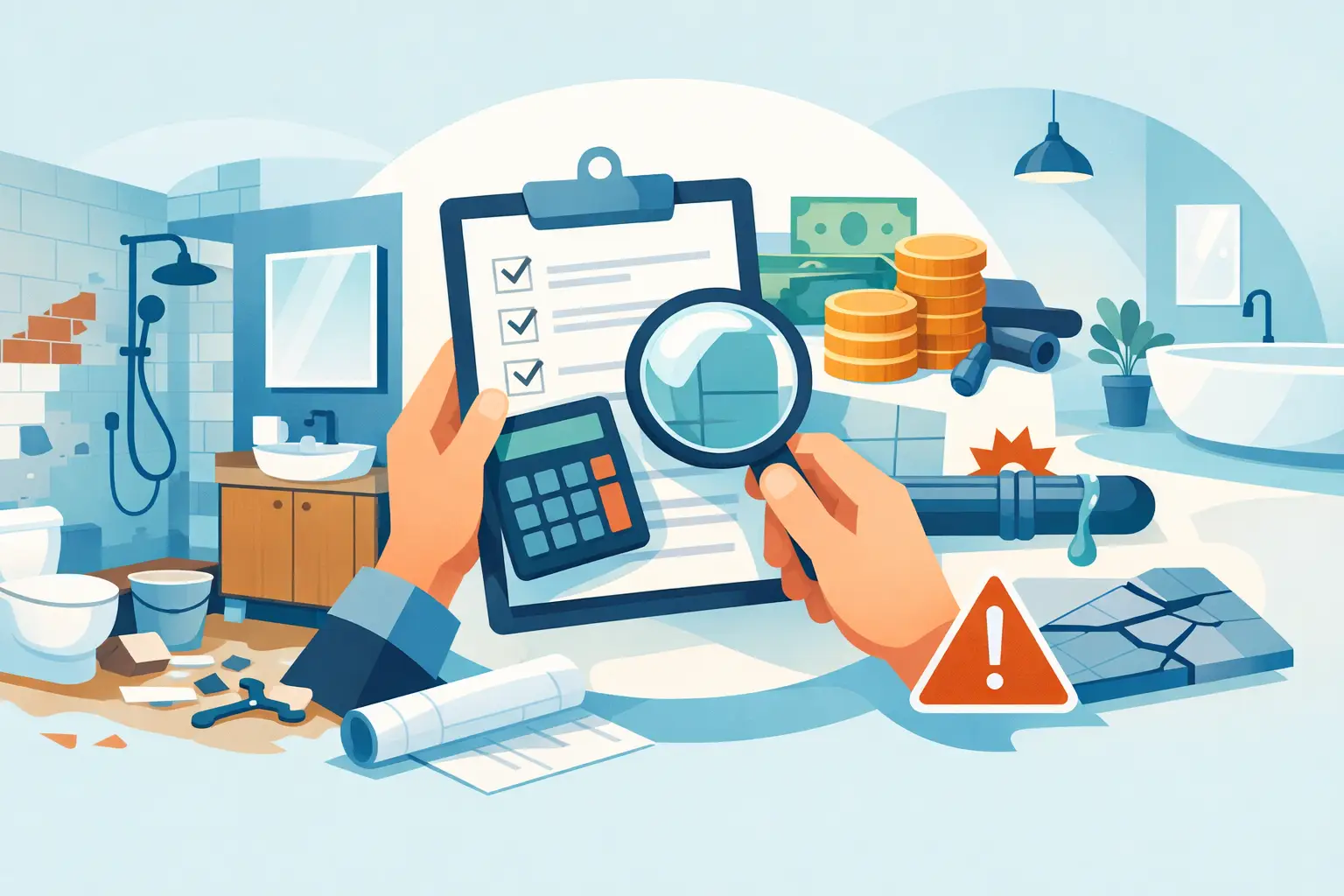 Deviz renovare baie: costuri reale și capcane