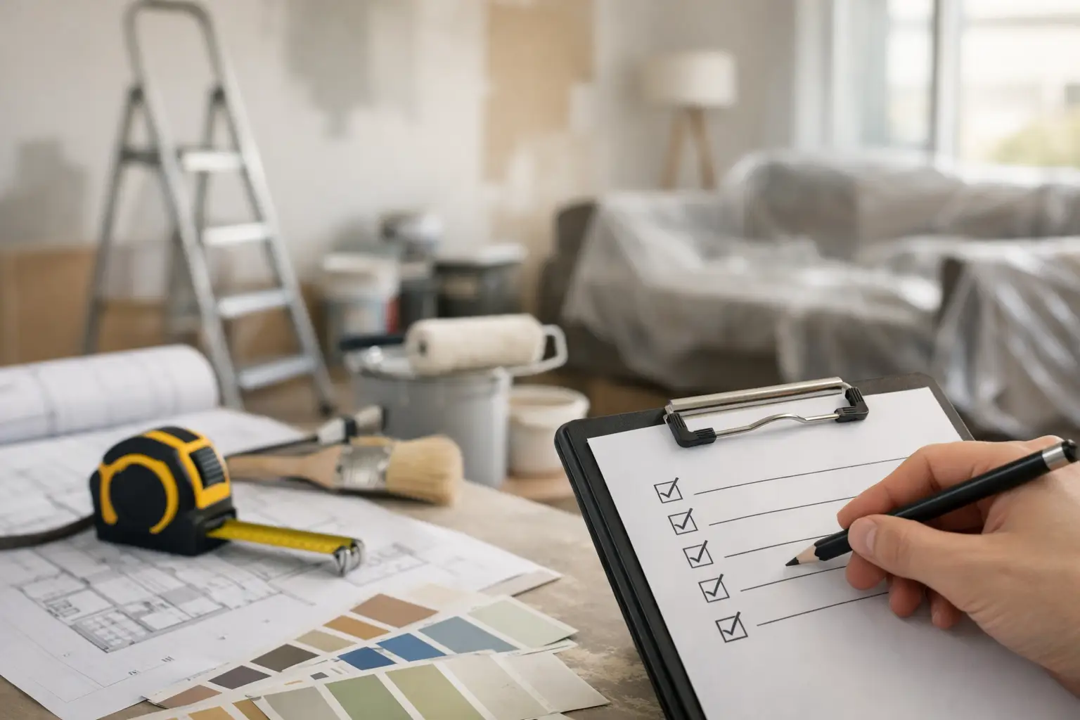 Checklist renovare apartament: pașii corecți