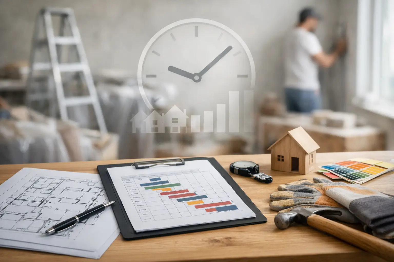 Home renovation project timeline explicat clar