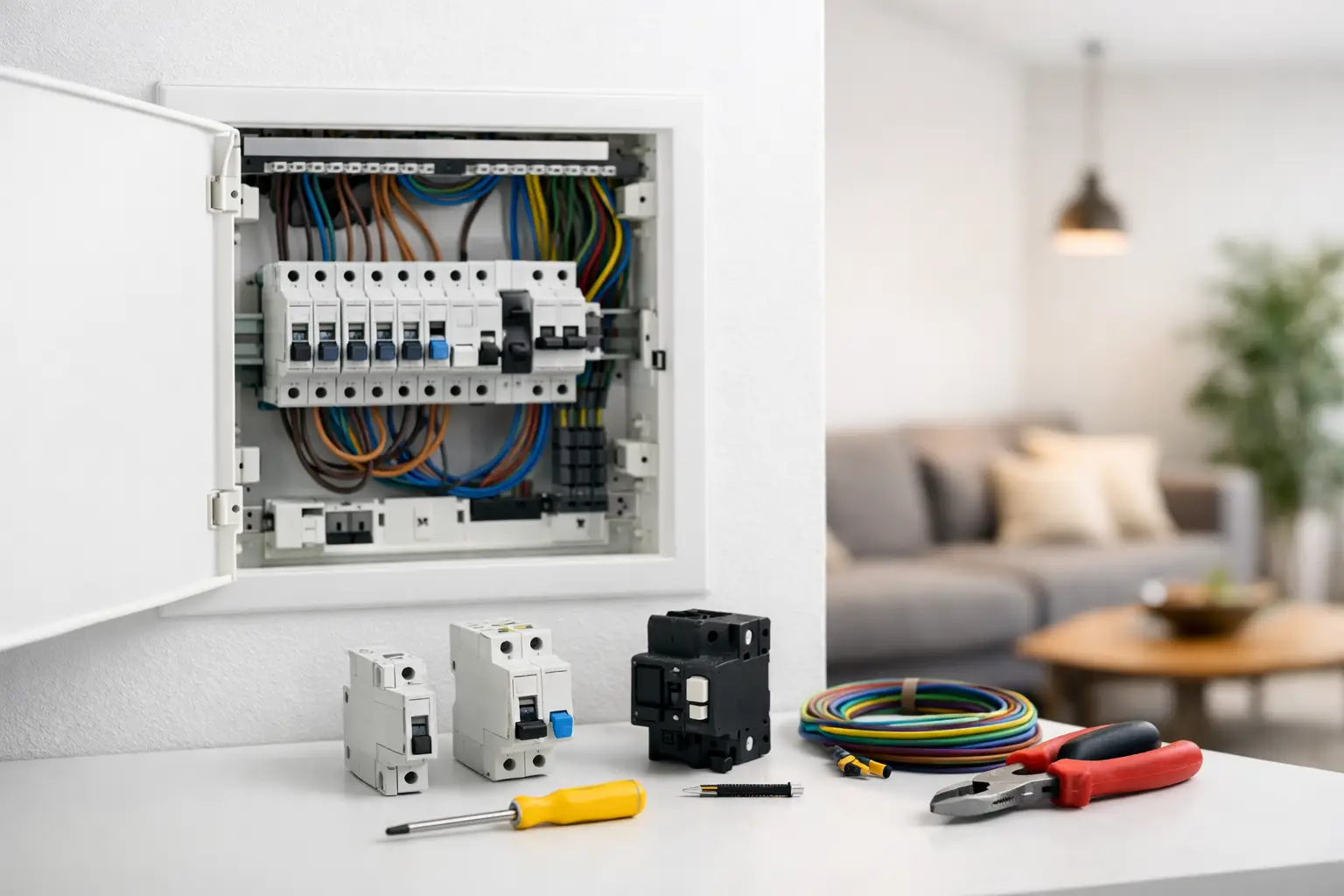 Tablou electric nou apartament - ce alegi