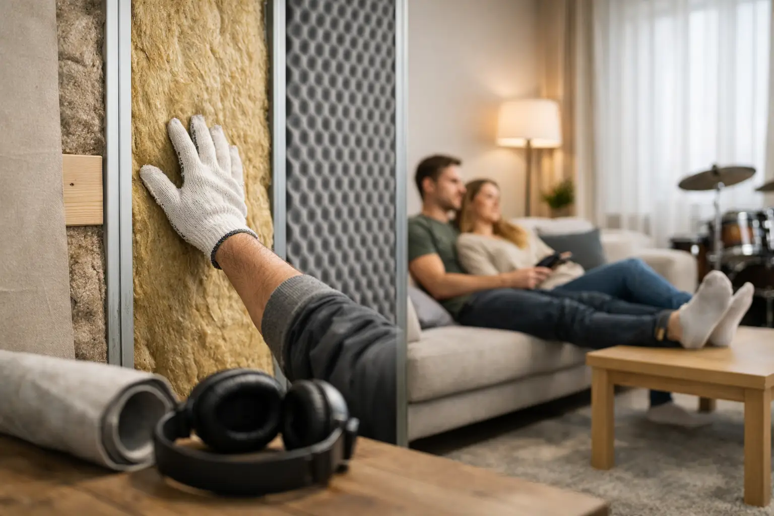 Izolare fonica apartament: ce funcționează