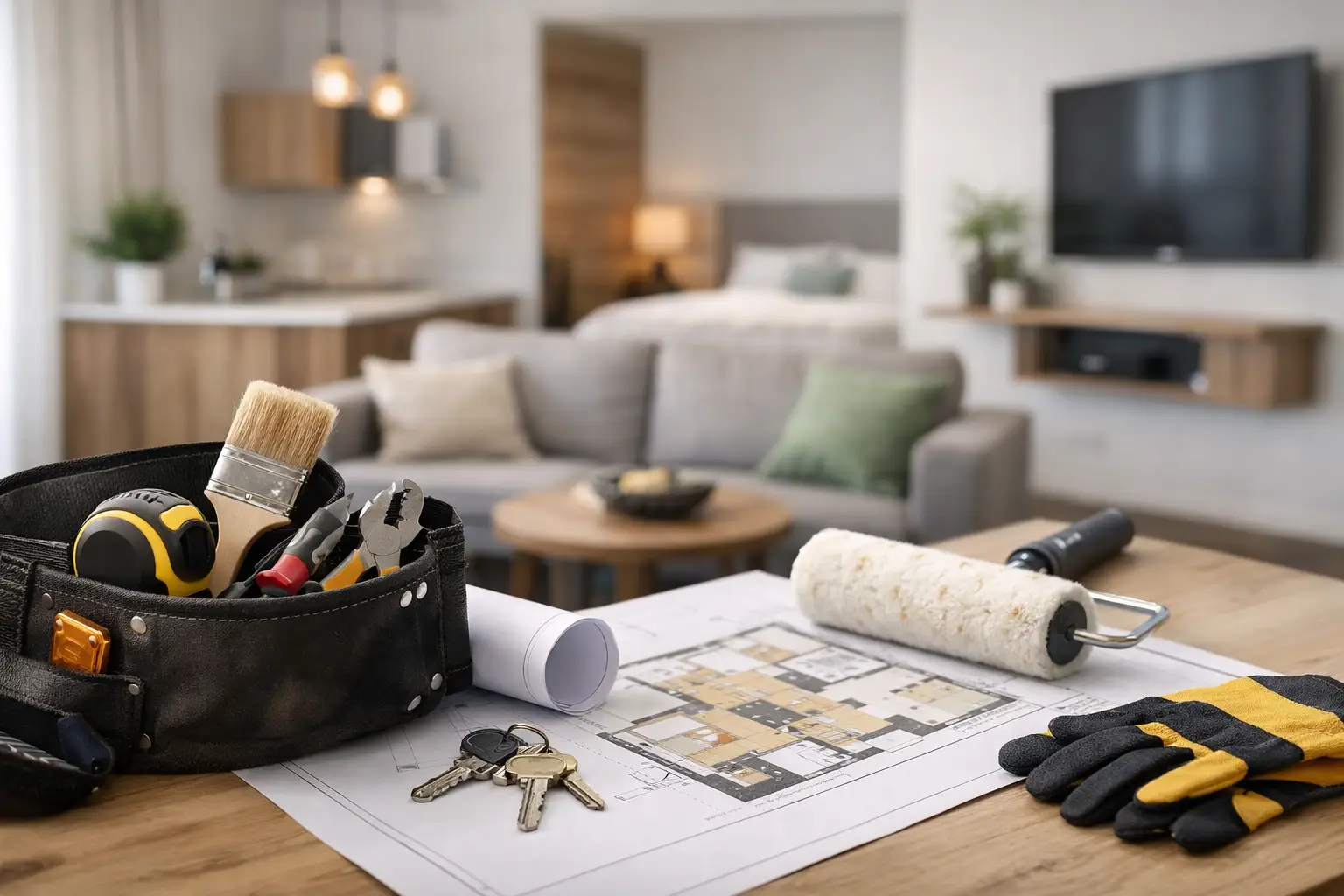 Renovare apartament pentru închiriere eficientă